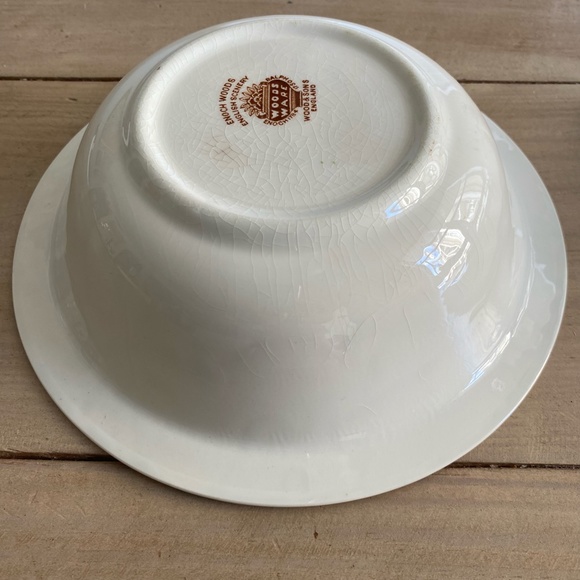 Set of 2 Enoch Woods English Scenery Brown Multicolor Bowl and Square Cake Plate - Picture 14 of 14